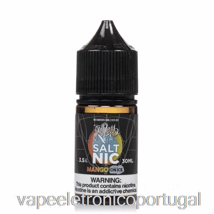 Vape Eletrônico Manga Com Gelo - Sais Implacáveis ​​- 30ml 50mg